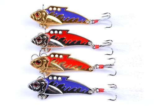 4X 8g Fishing Switchblade Blade VIBE VIB Metal Lures 50mm - Outbackers