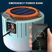 Mountgear Solar Camping Light LED USB Rechargeable Tent Lamp Waterproof Outdoor Lantern - Outbackers