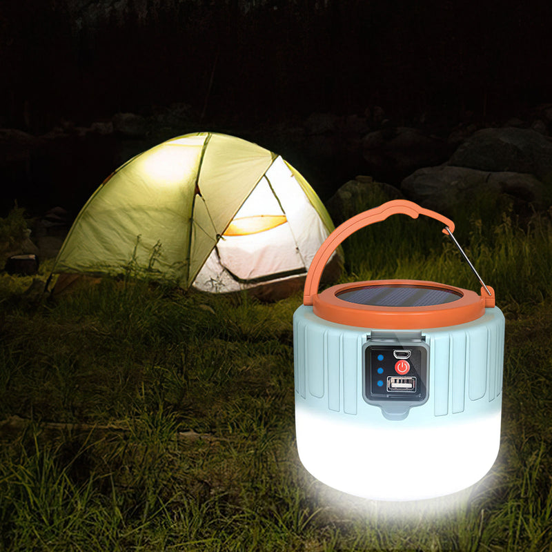 Mountgear Solar Camping Light LED USB Rechargeable Tent Lamp Waterproof Outdoor Lantern - Outbackers