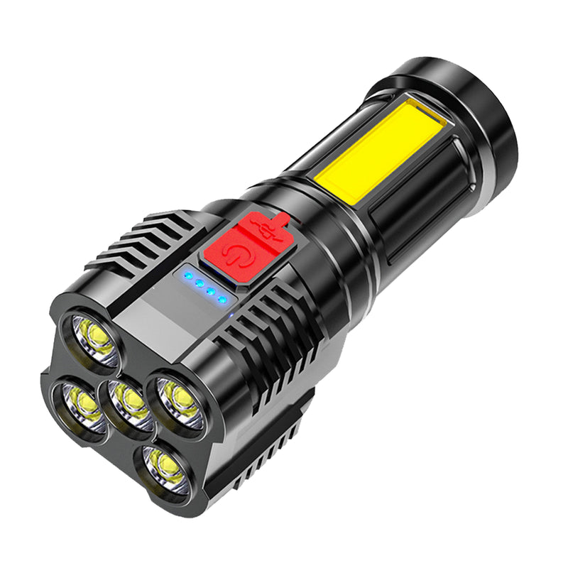 Mountgear Five-Core USB Light Rechargeable Outdoor Multi-Function Led Remote Beam Lamp - Outbackers