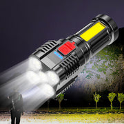 Mountgear Five-Core USB Light Rechargeable Outdoor Multi-Function Led Remote Beam Lamp - Outbackers