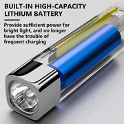 Mountgear Rechargeable Portable Small Flashlight Side Light Outdoor Cycling Flashlight - Outbackers