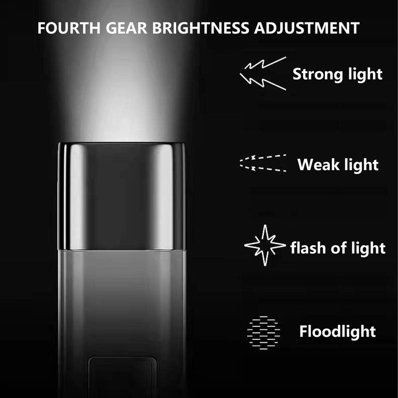 Mountgear Rechargeable Portable Small Flashlight Side Light Outdoor Cycling Flashlight - Outbackers