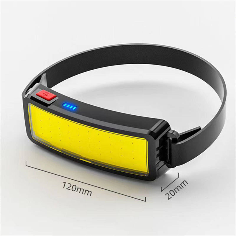 Mountgear Waterproof COB LED Motion Sensor Outdoor USB Rechargeable Headlamp Black - Outbackers