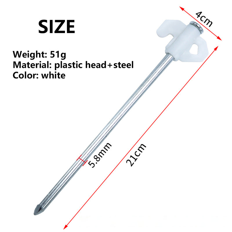 Mountgear Outdoor Tent Camping Luminous 20cm Reinforced Tent Windproof Fixed Steel Nail - Outbackers
