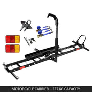 Motorcycle Motorbike Carrier Rack Towbar Arm Rack Dirt Bike Ramp Brake Lights - Outbackers