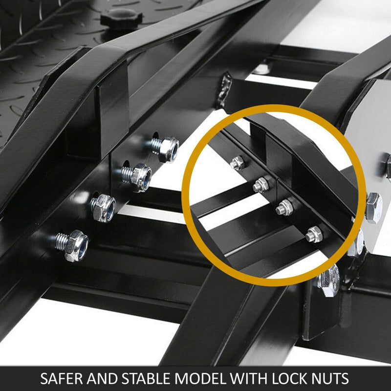 Motorcycle Motorbike Carrier Rack Towbar Arm Rack Dirt Bike Ramp Brake Lights - Outbackers