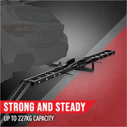 Motorcycle Motorbike Carrier Rack 2" Towbar Arm Rack Dirt Bike Ramp Steel - Outbackers