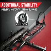 Motorcycle Motorbike Carrier Rack 2" Towbar Arm Rack Dirt Bike Ramp Steel - Outbackers