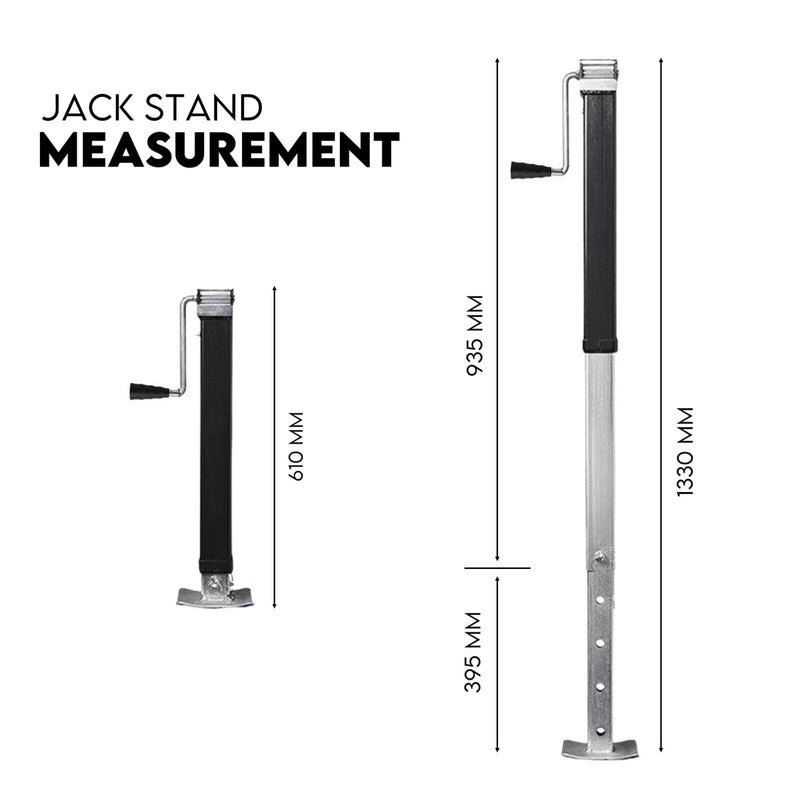 TRAILER CANOPY CARAVAN JACK STAND 3175KG 7000LBS HEAVY DUTY STABILIZER LEGS - Outbackers