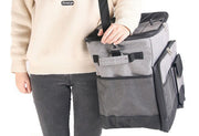 Cooler Picnic Bag Trolley Thermally Insulated - 36L - 60 cans - Grey - Drinks Food Cool Bag Rainproof - Outbackers