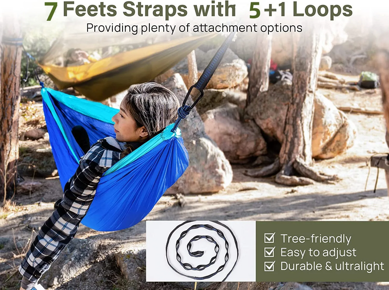 Green Camping Hammock - Outbackers