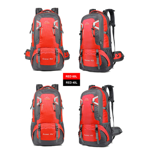 40L Waterproof Outdoor Hiking Backpack Camping Outdoor Trekking Bag(Red) - Outbackers