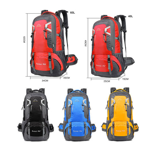 40L Waterproof Outdoor Hiking Backpack Camping Outdoor Trekking Bag(Red) - Outbackers