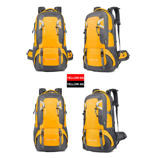 40L Waterproof Outdoor Hiking Backpack Camping Outdoor Trekking Bag(Yellow) - Outbackers