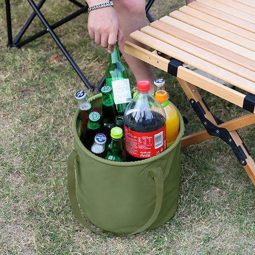 13L Travel Camping Folding Bucket Portable Barbecue Picnic Storage Fishing Bucket - Outbackers