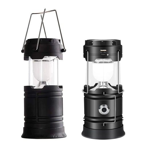 LED Camping Lamp Solar Powered Rechargeable USB Torch Waterproof Emergency Light Lantern - Outbackers