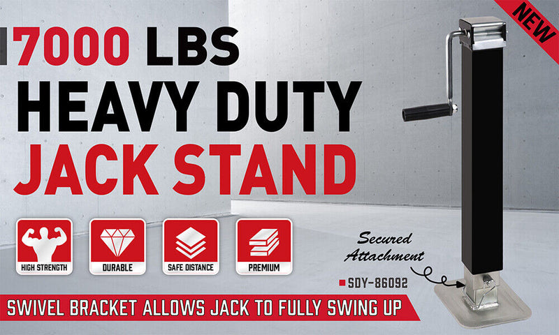 TRAILER CANOPY CARAVAN JACK STAND 3175KG 7000LBS HEAVY DUTY STABILIZER LEGS - Outbackers