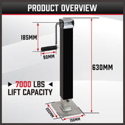 TRAILER CANOPY CARAVAN JACK STAND 3175KG 7000LBS HEAVY DUTY STABILIZER LEGS - Outbackers