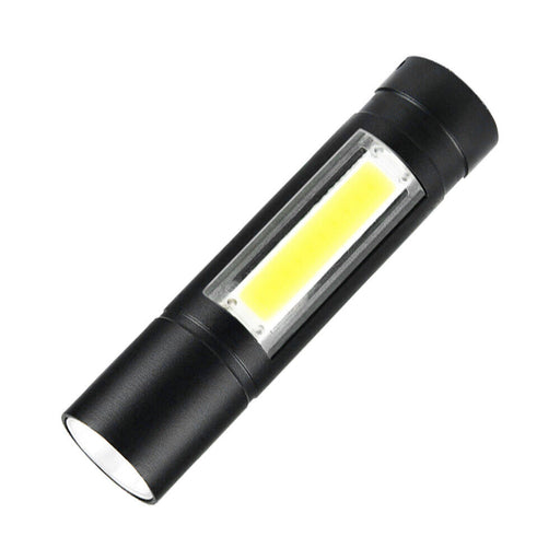 Super Bright COB Mini LED Flashlight USB Rechargeable Camping Small Torch Lamp - Outbackers