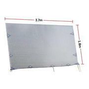 3.7m Caravan Privacy Screen Side Sunscreen Sun Shade for 13' Roll Out Awning - Outbackers