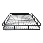 Universal Roof Rack Basket - Car Luggage Carrier Steel Cage Vehicle Cargo - Outbackers