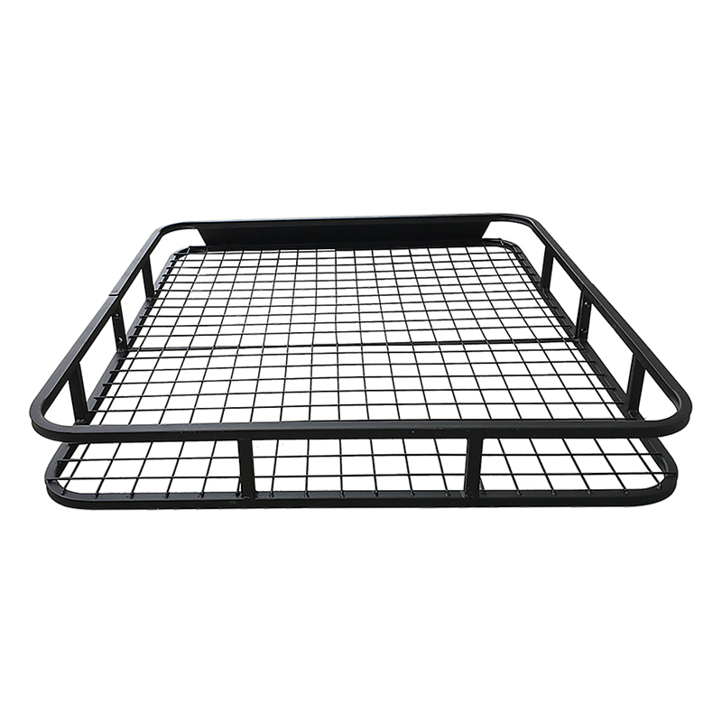 Universal Roof Rack Basket - Car Luggage Carrier Steel Cage Vehicle Cargo - Outbackers