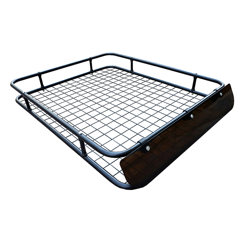 Universal Roof Rack Basket - Car Luggage Carrier Steel Cage Vehicle Cargo - Outbackers