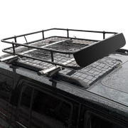 Universal Roof Rack Basket - Car Luggage Carrier Steel Cage Vehicle Cargo - Outbackers