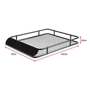 Universal Roof Rack Basket - Car Luggage Carrier Steel Cage Vehicle Cargo - Outbackers