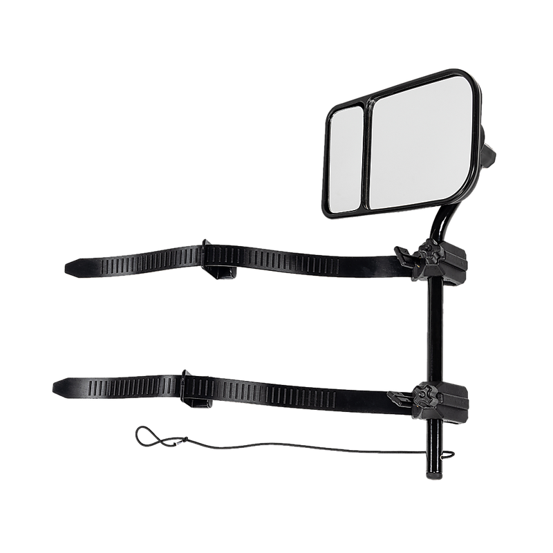 2x Towing Mirrors Pair Clip on Multi Fit Clamp On Towing Caravan 4X4 Trailer - Outbackers