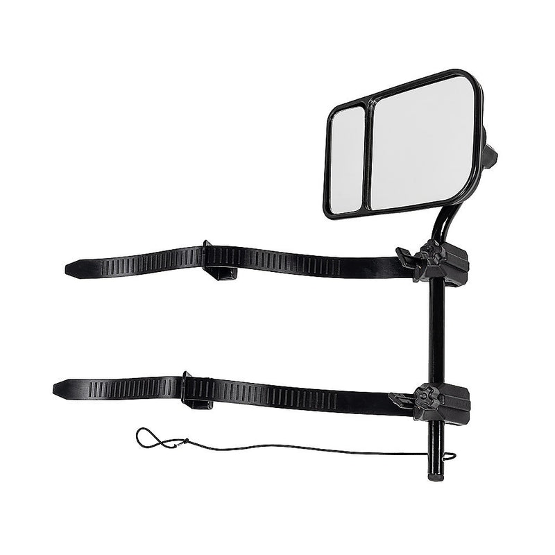 2x Towing Mirrors Pair Clip on Multi Fit Clamp On Towing Caravan 4X4 Trailer - Outbackers