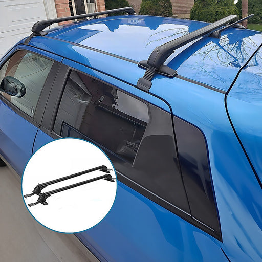 Lockable Aluminium Car Roof Rack Bars Without Rail Anti Theft Luggage Carrier - Outbackers