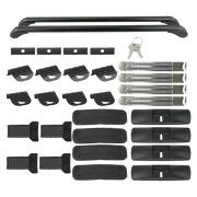 Lockable Aluminium Car Roof Rack Bars Without Rail Anti Theft Luggage Carrier - Outbackers