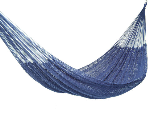 Outdoor undercover cotton Mayan Legacy hammock King size Blue - Outbackers