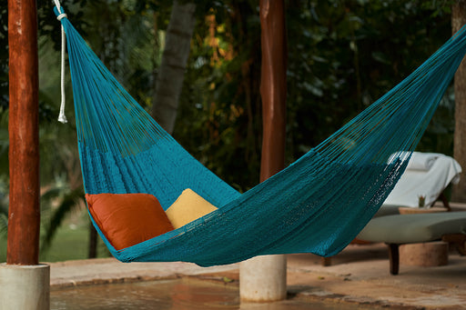Outdoor undercover cotton Mayan Legacy hammock King size Bondi - Outbackers