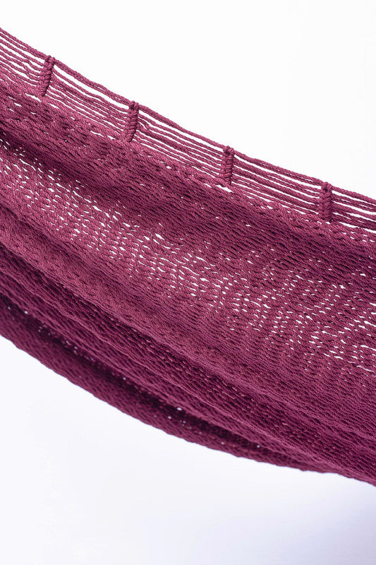 Outdoor undercover cotton Mayan Legacy hammock King size Mexican Pink - Outbackers