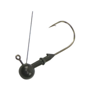 Vike 1/16 oz Weedless Round Jig Head with a Size 3/0 Hook Tungsten, 4 pack - Outbackers