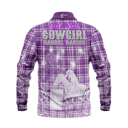 Barrel Racing Purple Cowgirl Polo Shirt - Outbackers