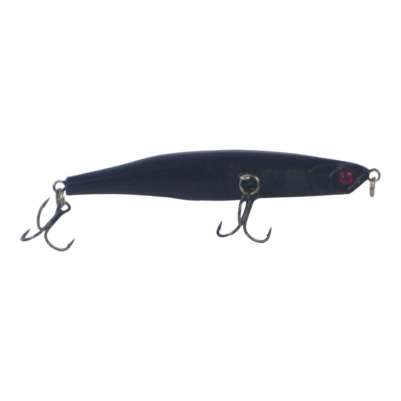 Toppu Mizzu Sidewinder Bent Minnow, 95mm, Carbon - Outbackers
