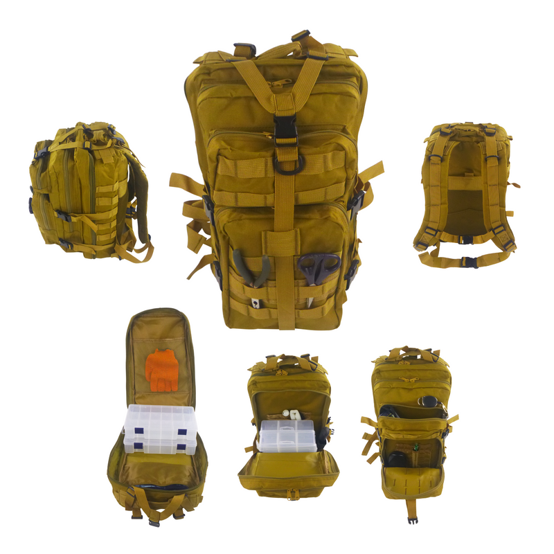 BSTC Fishers Back Pack, Tan - Outbackers