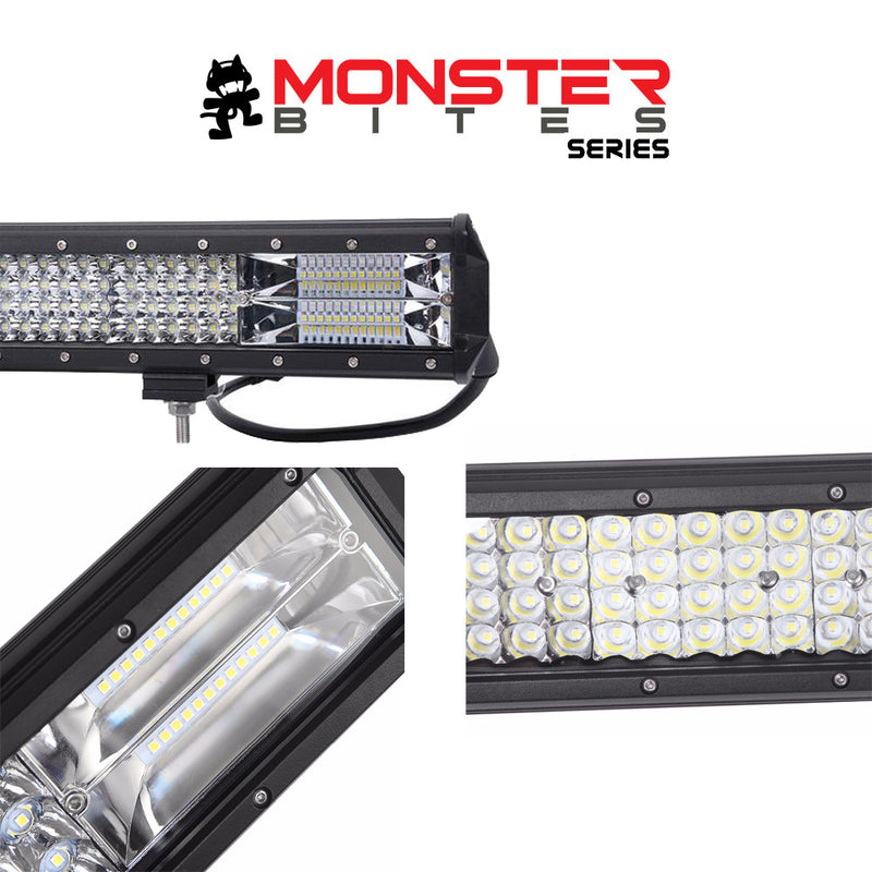 28 inch Philips LED Light Bar Quad Row Combo Beam 4x4 Work Driving Lamp 4wd - Outbackers