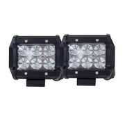 Pair 4inch CREE LED Work Light Bar Flood Beam Offroad Driving Lamp Reverse Fog - Outbackers