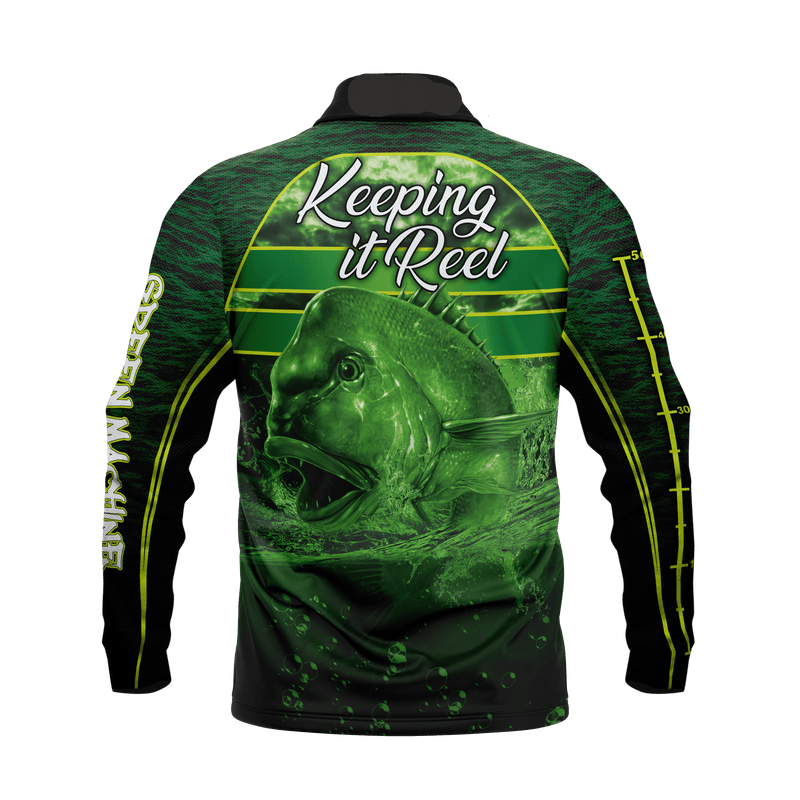 Green Machine NRL Polo Shirt - Outbackers