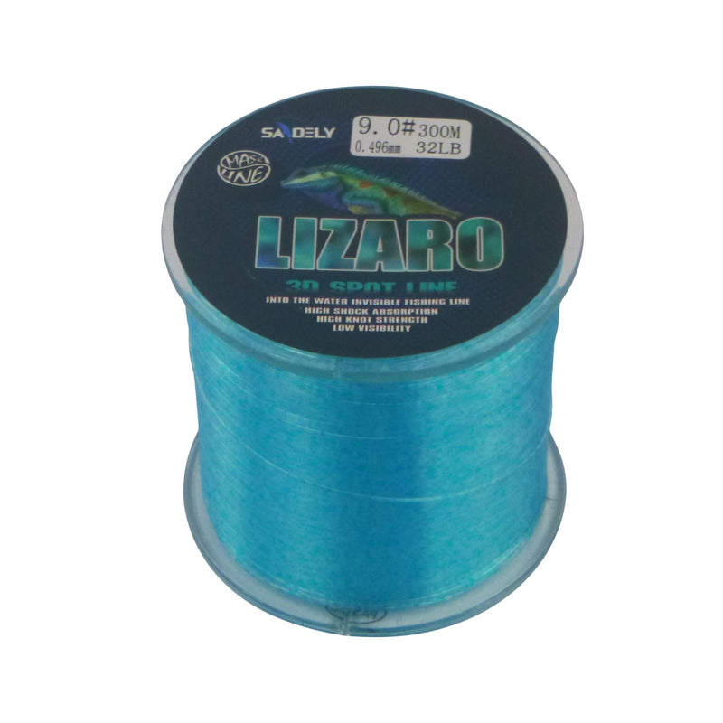 Samdely Lizaro Mono, Camo Blue, #4.0, 15lb, 300Mtr - Outbackers