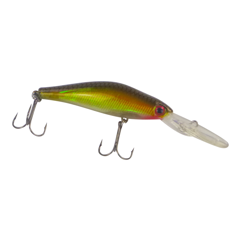 Finesse Longlip Minnow, Tiger Gold, 90mm - Outbackers