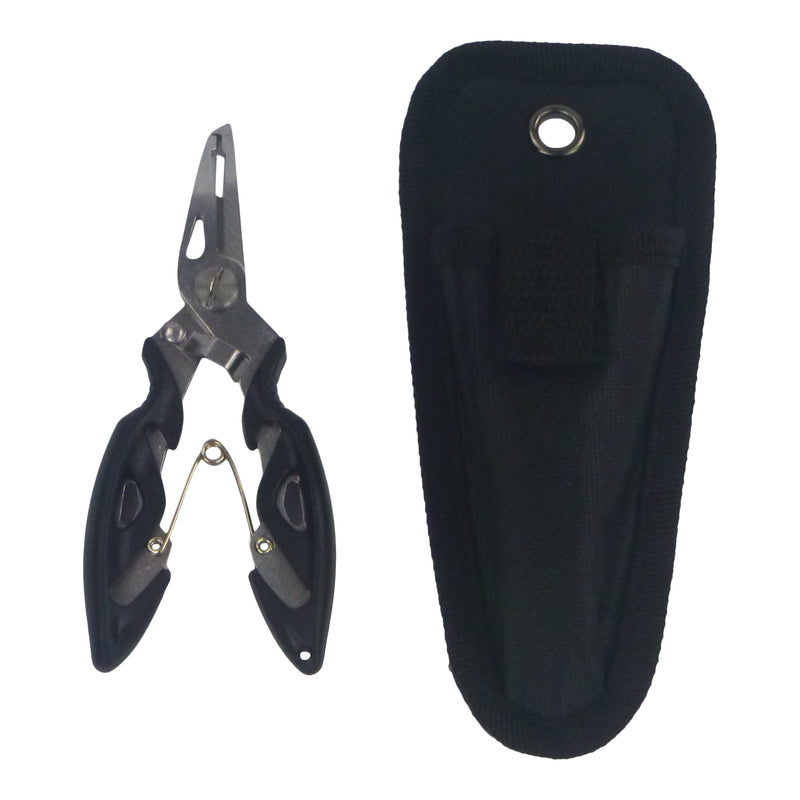Rig Ezy Split Ring Pliers, Offset, Black - Outbackers