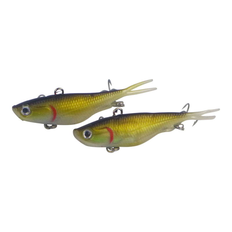 Swimerz 95mm Soft Vibe, Yakka, 2 pack - Outbackers